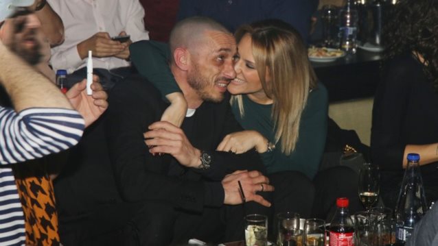 Έλενα Ασημακοπούλου - Μπρούνο Τσιρίλο: Τρυφερά στιγμιότυπα σε νυχτερινή έξοδο: Φωτογραφίες