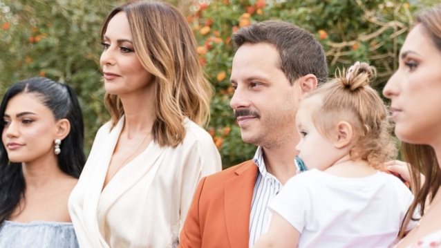 Δημήτρης Μακαλιάς - Αντιγόνη Ψυχράμη: Αδημοσίευτες φωτογραφίες από τη βάφτιση της κόρης τους