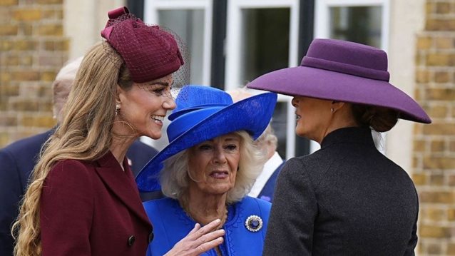 H στιγμή που όλοι περίμεναν! Kate Middleton και Μelania Trump μαζί στο Κάστρο του Windsor