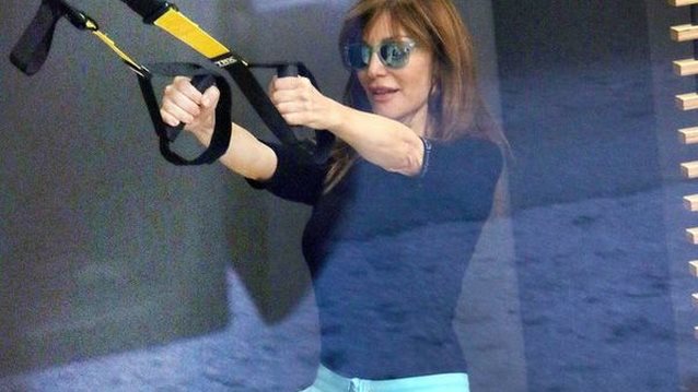 Βίκυ Χατζηβασιλείου: Fit σε κάθε στιγμή: Δείτε τη στο γυμναστήριο κατά τη διάρκεια του ταξιδιού της στην Αθήνα