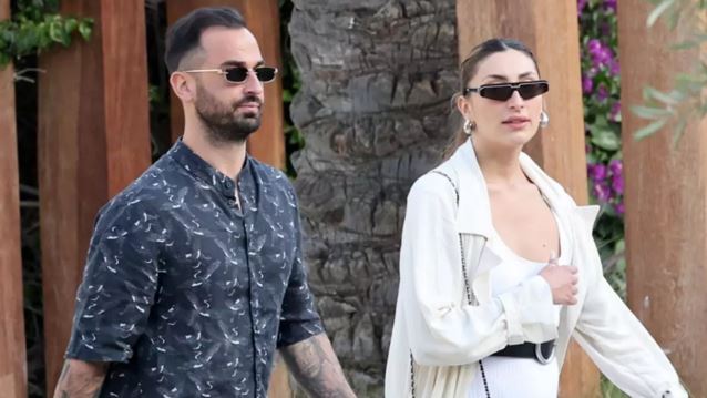 Άρης Σοϊλέδης και Μαριλίνα Κυπαρίσση σε ρομαντικό δείπνο στη Μύκονο