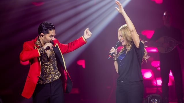 Ο Χρήστος Μάστορας υποδέχθηκε τη Νατάσα Θεοδωρίδου στο &quot;Έναστρον&quot;