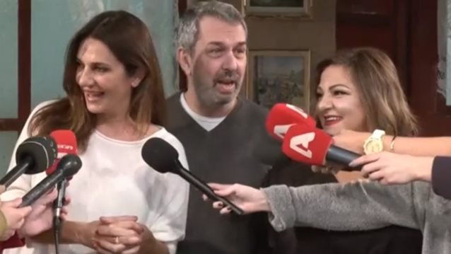 Η Μαρία Λεκάκη αποχώρησε ξαφνικά κατά τη διάρκεια των δηλώσεων της Βίκυς Σταυροπούλου