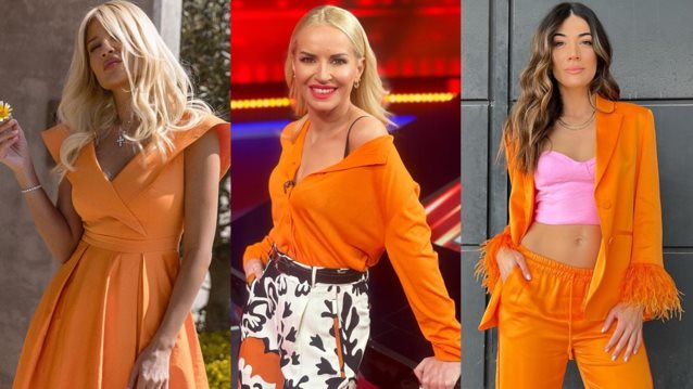 Το πορτοκαλί είναι το χρώμα του καλοκαιριού | 12 Ελληνίδες celebrities δείχνουν πώς θα το φορέσεις