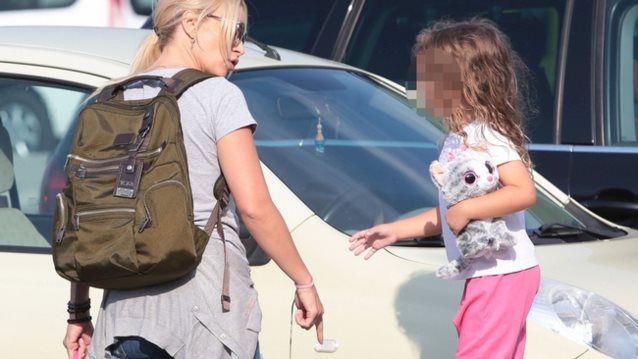 Πέγκυ Ζήνα: Στη Θεσσαλονίκη με την κόρη της: Φωτογραφίες