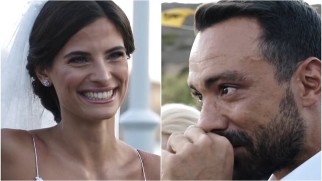 Χριστίνα Μπόμπα &amp; Σάκης Τανιμανίδης | Το συγκινητικό &amp; αδημοσίευτο βίντεο από τον γάμο τους με αφορμή την επέτειό τους