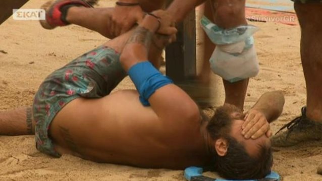 Survivor: Ο σοβαρός τραυματισμός του Κώστα Αναγνωστόπουλου