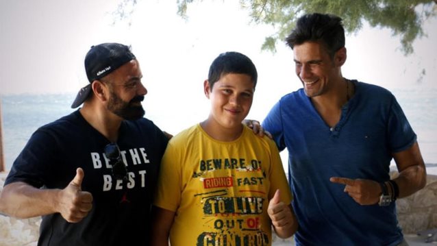 Δημήτρης Ουγγαρέζος | Βασίλης Καλλίδης: Έκαναν πραγματικότητα την ευχή του μικρού Γιώργου από την Κρήτη