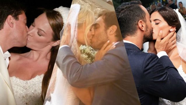 Wedding Kisses : Τα γαμηλια φιλια διασημων ζευγαριων που αφησαν ιστορια