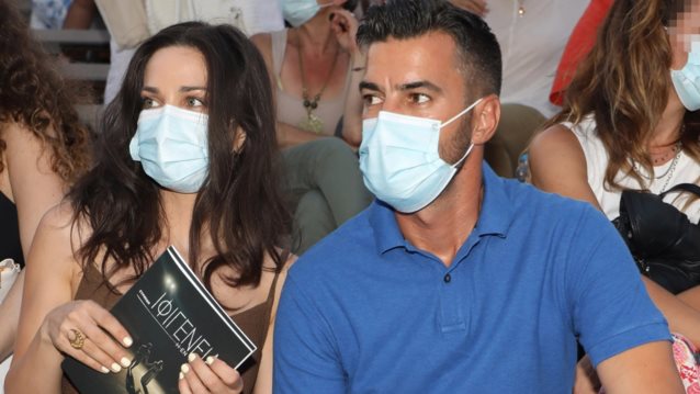Κατερίνα Γερονικολού και Γιάννης Τσιμιτσέλης σε σπάνια βραδινή έξοδο
