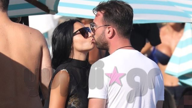 Δήμητρα Αλεξανδράκη &amp; Δημήτρης Μηλιώνης: Καυτά φιλιά στη Μύκονο! Όλα τα στιγμιότυπα από τη ρομαντική τους απόδραση