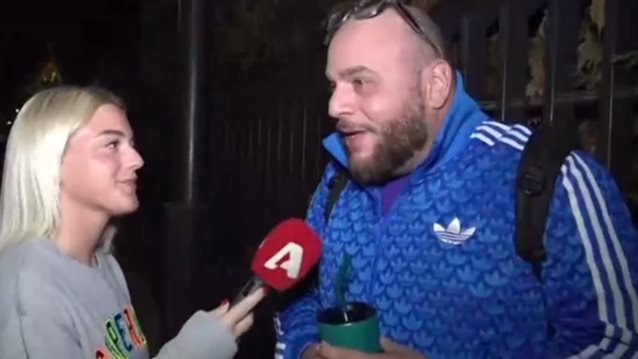 Ο Φάνης Λαμπρόπουλος στις πρώτες δηλώσεις μετά τον ερχομό του γιου του