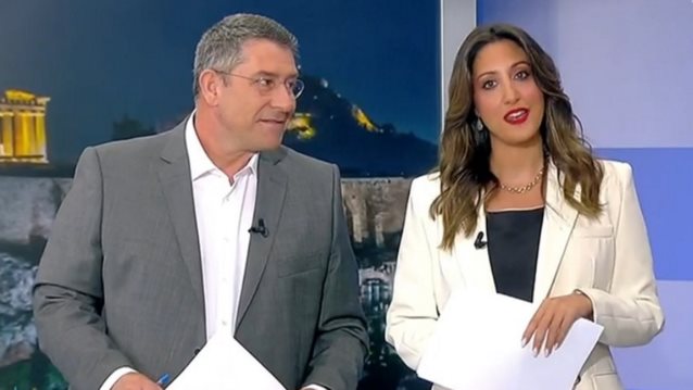 Ποδαρικό στην πρωινή ενημέρωση του ΣΚΑΙ έκαναν ο Άκης Παυλόπουλος &amp; η Μάρω Καρούση