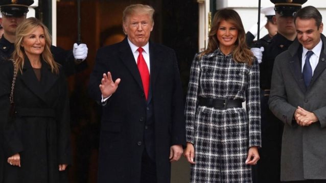 Μαρέβα Μητσοτάκη και Melania Trump συνόδεψαν τους συζύγους τους σε δείπνο στη Νέα Υόρκη