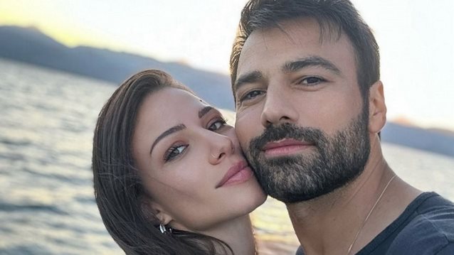 Ο Αντρέας Γεωργίου &quot;λιώνει&quot; με τη φουσκωμένη κοιλιά της Σιμώνης Χριστοδούλου