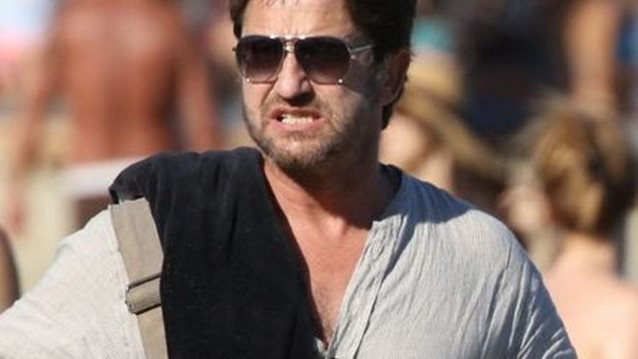 Gerard Butler: Στη Μύκονο: Φωτογραφίες