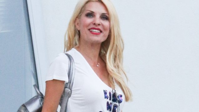 Ελένη Μενεγάκη: Οι πρώτες φωτογραφίες στον Alpha λίγο πριν τη νέα σεζόν