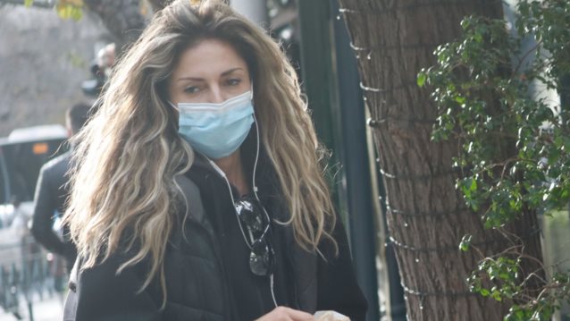 Η Κατερίνα Λάσπα σε μια σπάνια δημόσια εμφάνιση με την κόρη της