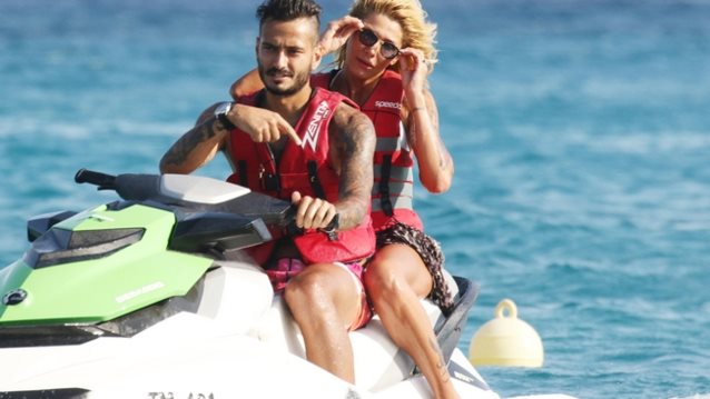 Αγγελική Ηλιάδη- Σάββας Γκέντσογλου: Μαζί πάνω στο jet ski: Φωτογραφίες