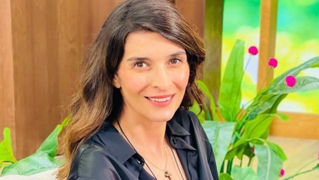 Το σύνολο που επέλεξε η Αντιγόνη Κουλουκάκου για τη βάπτιση του γιου της