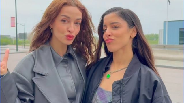 Έλενα Παπαρίζου και Ελένη Φουρέιρα έφτασαν στη Σουηδία για τη Eurovision