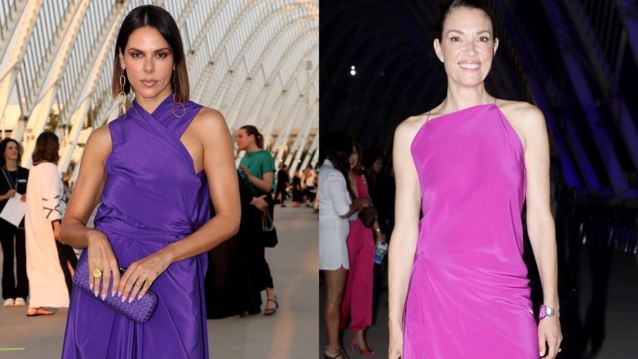 &quot;Solstice&quot; | Τα looks των διάσημων Ελληνίδων στην επίδειξη μόδας του Άγγελου Μπράτη