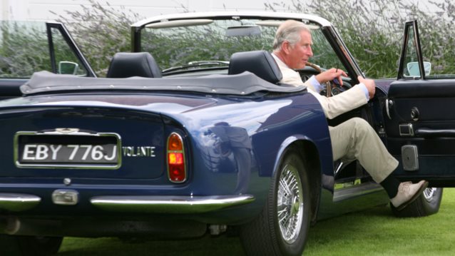 Και όμως είναι αλήθεια! H Aston Martin του πρίγκιπα Καρόλου λειτουργεί με κρασί και τυρί αντί βενζίνης