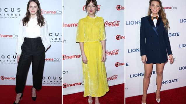 CinemaCon &#39;18: Οι 5 πιο καλοντυμένες stars στο κόκκινο χαλί