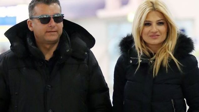 Γιώργος Λιάγκας- Φαίη Σκορδά: Στο αέροδρομιο: Φωτογραφίες