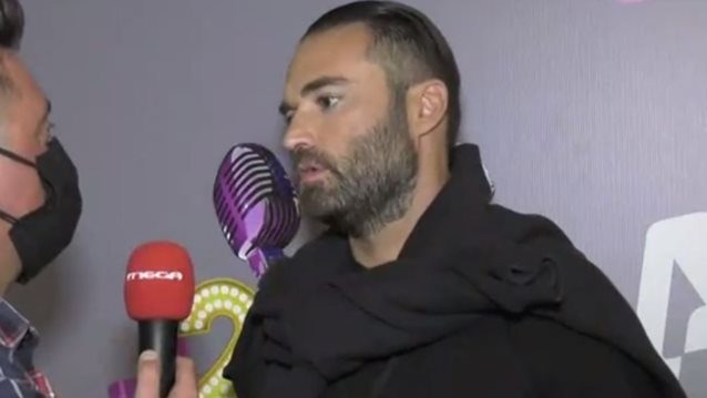 Ο Κώστας Φραγκολιάς για τη Σταμάτινα Τσιμτσίλη: "Αισθάνομαι τυχερός που είμαι με την Σταματίνα"