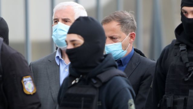 Πέτρος Φιλιππίδης και Δημήτρης Λιγνάδης μαζί στο δικαστήριο | Η κοινή άφιξη τους