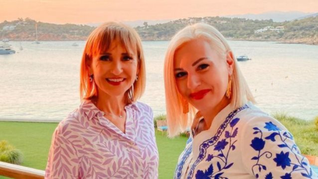 Μάρα Ζαχαρέα &amp; Τίνα Μεσσαροπούλου | Λαμπερή έξοδος σε ζευγάρια!