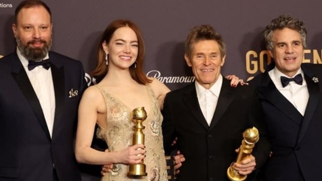 Χρυσές Σφαίρες 2024 | Δύο σημαντικά βραβεία για το Poor Things - Ολόκληρη η λίστα με τους νικητές