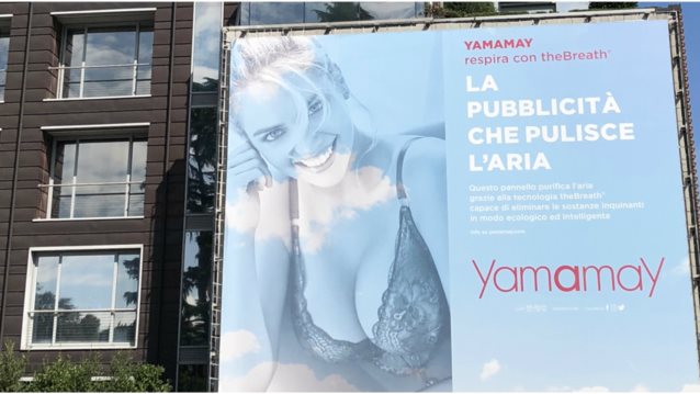 Αυτή η διαφήμιση της Yamamay καθαρίζει τον αέρα που αναπνέουμε: Η Yamamay, μαζί με την Anemotech υποστηρίζει το εκπληκτικό έργο theBreath®.