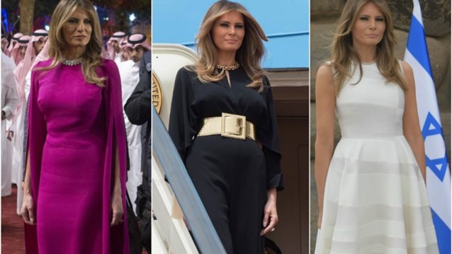 Melania Trump: Όλες οι εμφανίσεις της στο πρώτο της ταξίδι ως Πρώτη Κυρία
