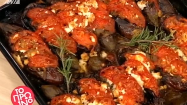 Βασίλης Καλλίδης: Η συνταγή της ημέρας στο «Πρωινό»: Ιμάμ μπαϊλντί και πορτοκαλόπιτα