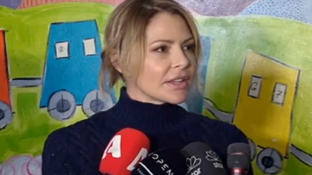 Τζένη Μπαλατσινού: Η πρώτη δήλωση on camera για τον γάμο της με τον Βασίλη Κικίλια