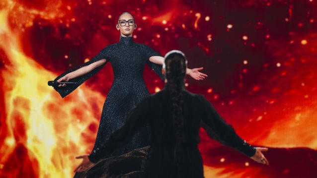 Eurovision 2025 | H εμφανιση της Klavdia με την &quot;Αστεροματα&quot; για την Ελλαδα στον Β&#39; Ημιτελικο!