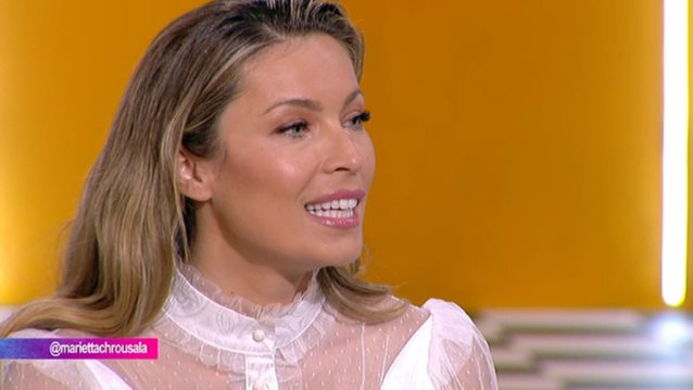 Μαριέττα Χρουσαλά: Στον Νίκο Μουτσινά! Τι την προκάλεσε να κάνει;