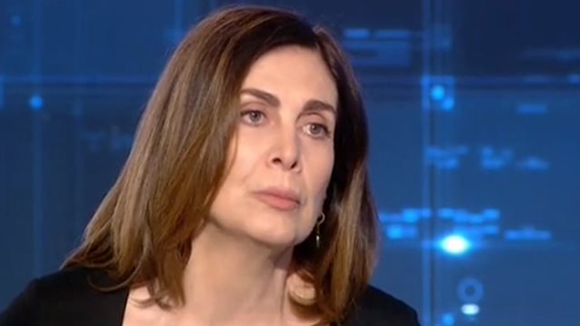 Η Κατερίνα Διδασκάλου σε μία αποστομωτική στιγμή στο "Ενώπιος Ενωπίω"