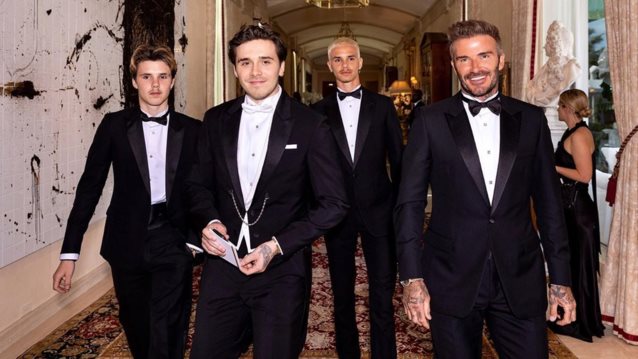 David Beckham | Ο συγκινητικός λόγος στον γάμο του γιου του, Brooklyn, με τη Nicola Peltz