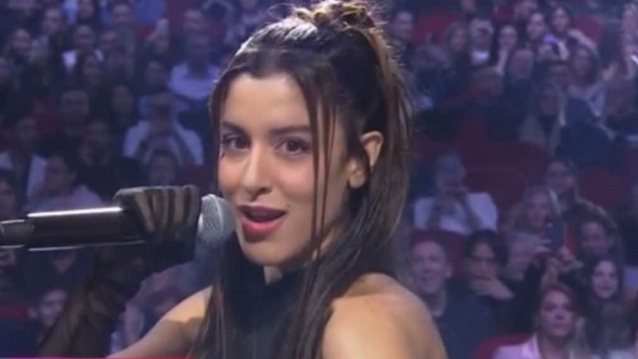 Η εμφανιση της Μαρινας Σαττι στον εθνικο τελικο της Eurovision με το &quot;ZARI&quot;