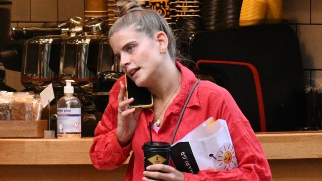 Χαλαρές στιγμές για τη Δανάη Μιχαλάκη