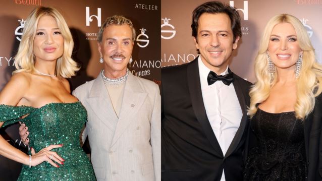 Όλες οι διάσημες αφίξεις στο πάρτυ για τα 10 Χρόνια του Stylianos Atelier