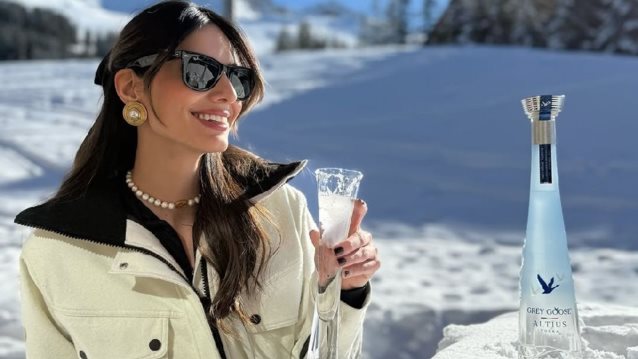 Η Ηλιάνα Παπαγεωργίου στις Άλπεις με την Grey Goose Altius