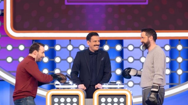 5X5 | O Ζήσης Ρούμπος και o Γιώργος Χατζηπαύλου φοράνε τα γάντια τους και το πλατό γίνεται ρινγκ