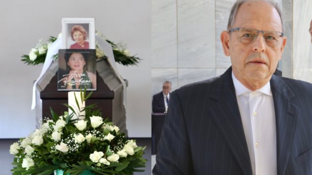 Το τελευταιο αντιο στην Αννα Κυριακου - Συντετριμμενος ο γιος της