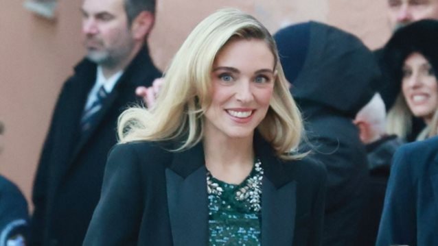 Μαριάννα Γουλανδρή Λαιμού | Η πρώτη δημόσια εμφάνιση μετά τον γάμο του Νικόλαου Ντε Γκρες και της Χρυσής Βαρδινογιάννη