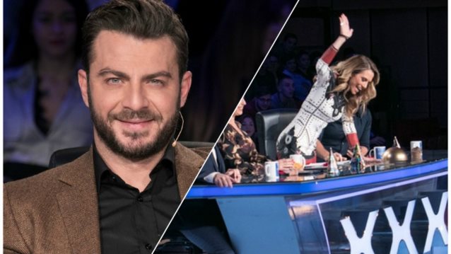 Γιώργος Αγγελόπουλος - Ντορέττα Παπαδημητρίου: Οι πρώτες φωτογραφίες από την εμφάνιση στο «Ελλάδα έχεις Ταλέντο»