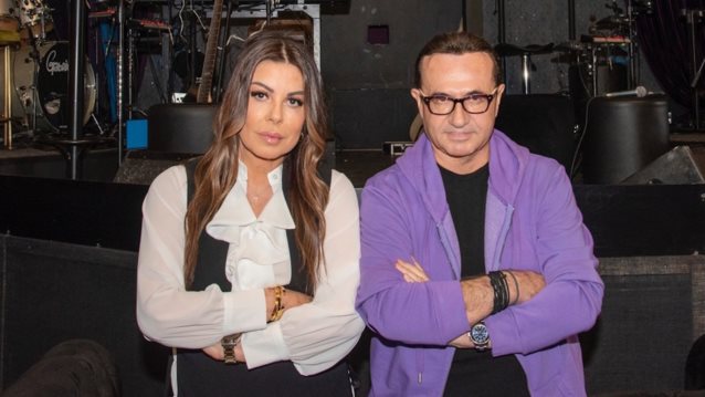 Ο Λευτέρης Πανταζής και η Άντζελα Δημητρίου στις πρόβες πριν την πρεμιέρα τους - Δείτε φωτογραφίες